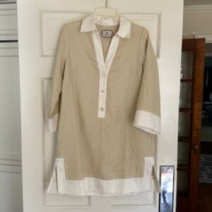 Tuckernuck Champagne Collier Dress, S